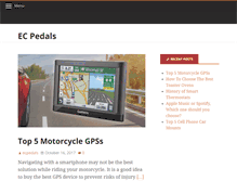 Tablet Screenshot of ecpedals.com